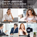 Office Sound Booth with Audio Privacy - Portable Soundproof Booth Includes Black Modern Design,Movable Room with Light,Fans, USB Port for Singing Room, Telephone Booth